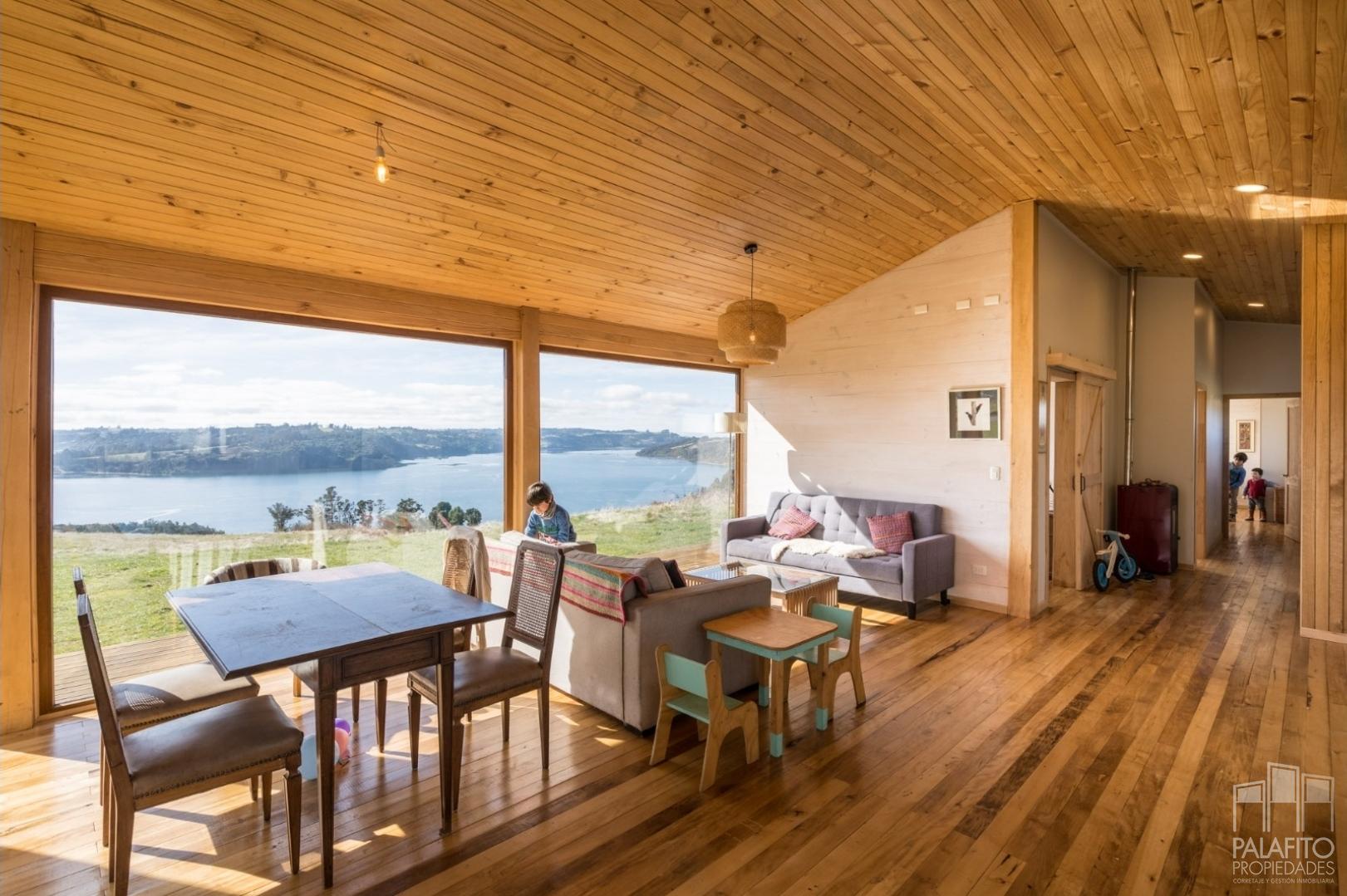 Tu refugio frente al mar:  Parcela con casa en Rauco, Chonchi